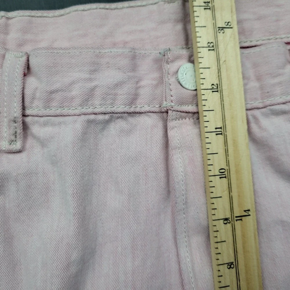 Levis 501 Original Mens Straight Leg Button Fly Pink Denim Jeans‎ 40x30